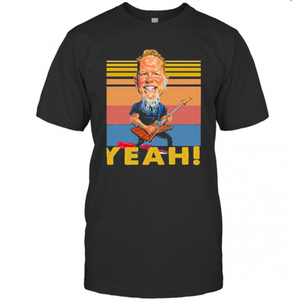 Heavy Metal Guitar Art Yeah Retro T-Shirt